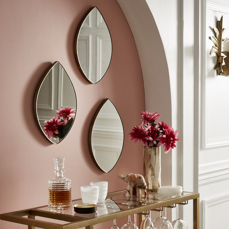 View of Brilliant, Chic and Elegant Glass Wall Mirrors - Glass Wall Decor